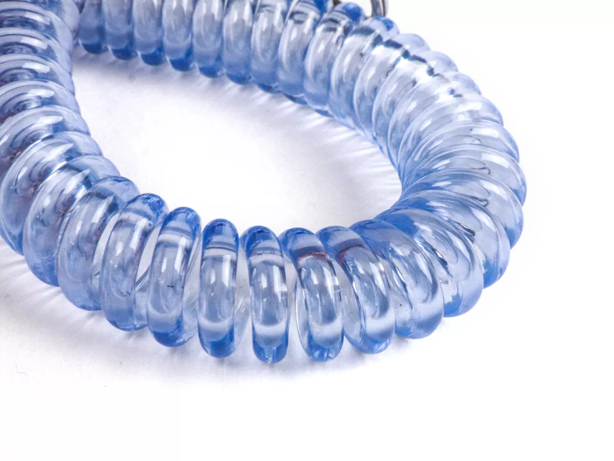 Schlüsselspirale MOTO NOSTRA – blau, 150 mm – Bild 2